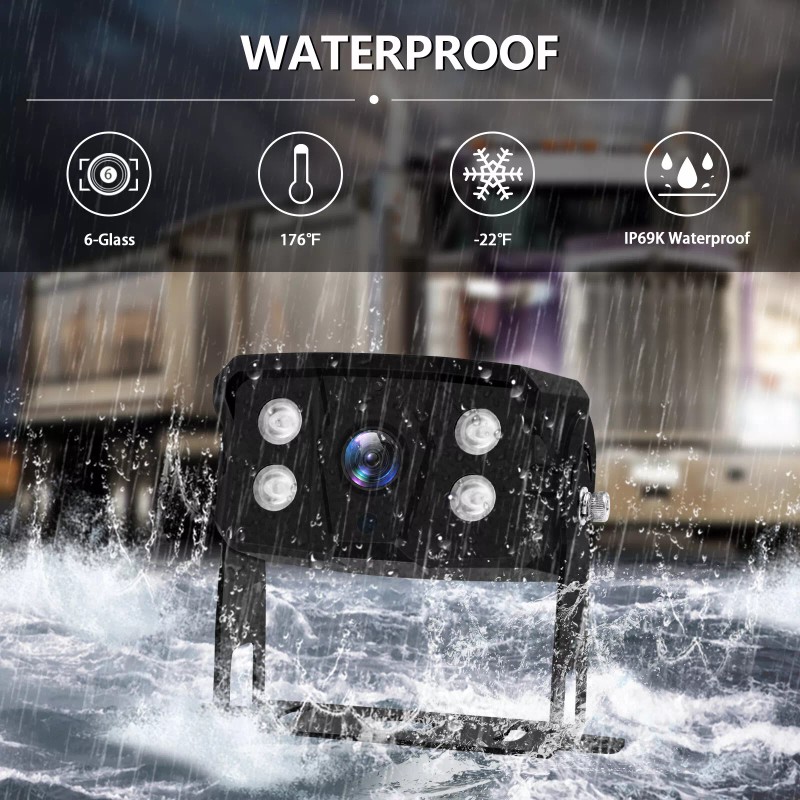 VEKOOTO Backup Camera System for Trucks and RVs - 7''