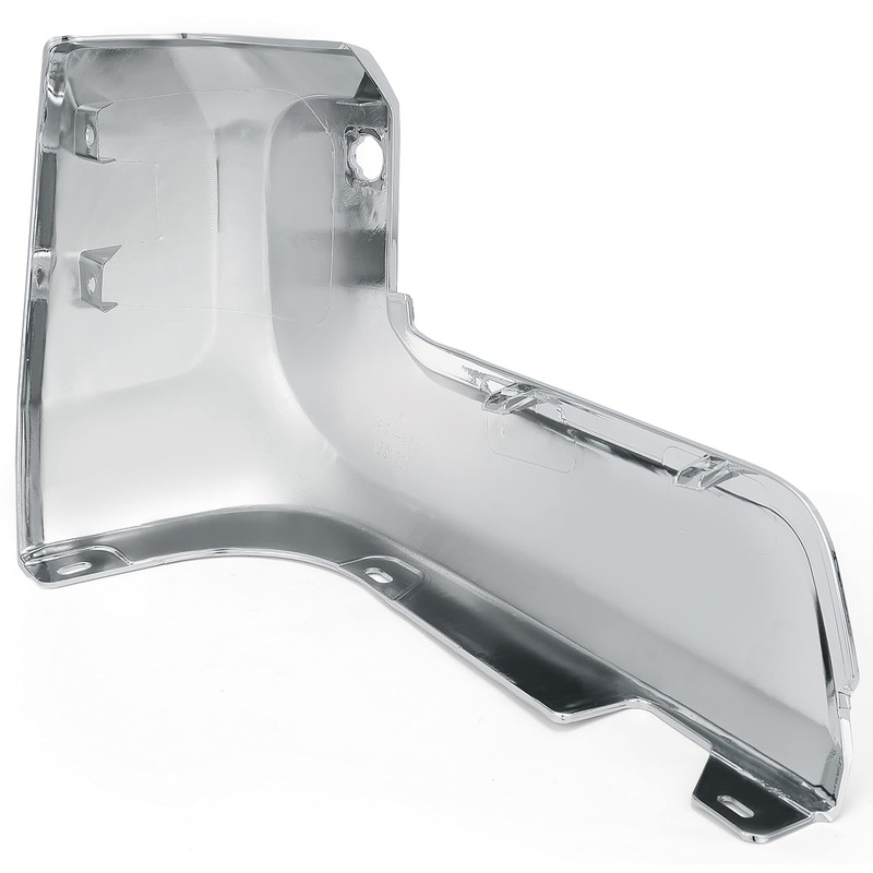 Kojem Rear Bumper End Cap W/Sensor Hole Pair Chrome Compatible