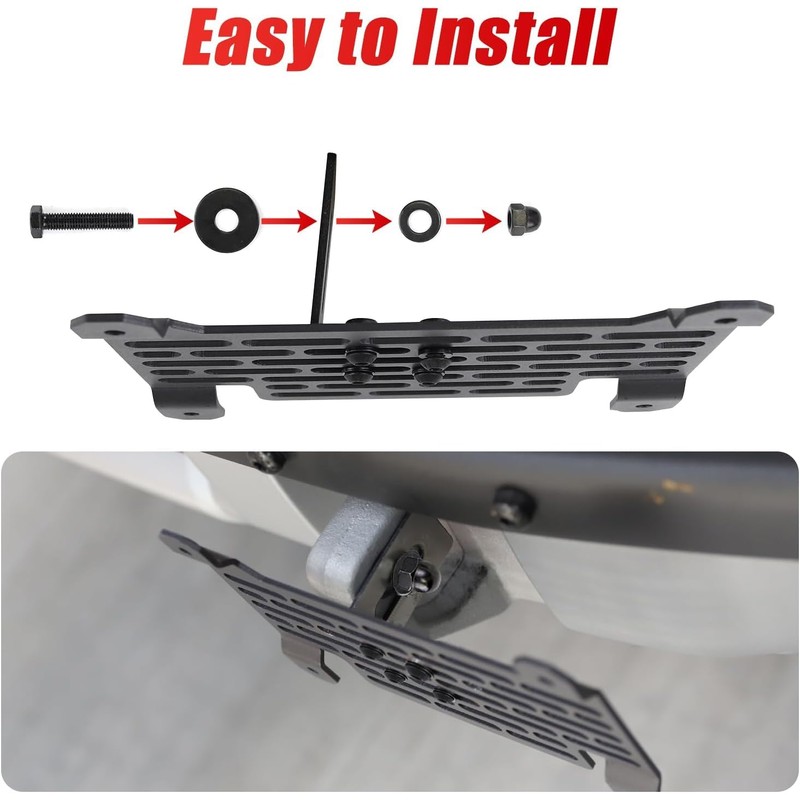 Front License Plate Holder Mount Compatible with 2021-2025 Ford Bronco