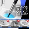 Ultimaxx InstaPlunge Electric Toilet & Drain Plunger – Powerful One-Button