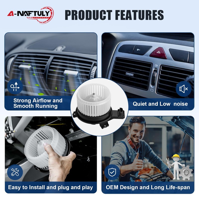 Front AC Blower Motor Fan Fits for Honda CRV CR-V