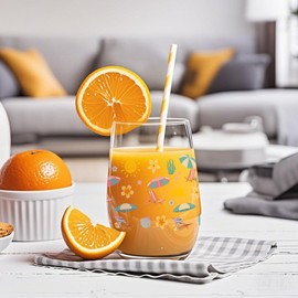 AFRITEE UV DTF Cup Wraps - 8 Sheets Pink Summer Dresses Stickers Uvdtf Tumbler Wrap for 16 oz Glass Cups, Coquettte Bows Beach Ice Cream Pineapple Transfer Decals DIY Water Bottle Creative Decoration