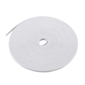 2GT-6 Timing Belt, 2 m x 6 mm, Fibreglass Pull String with Wear-resistant Nylon Teeth Surface - for 3D Printers Prusa i3 | Anet A8 A6 | Anycubic i3 Mega | Creality Ender 3/5 | Sidewinder X1 and More