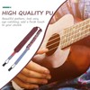 EXCEART Ethnic Style No Drilling Ukulele Strap Adjustable Double J