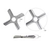 2 Pack Meat Grinder Blade Stainless Steel Meat Grinder Knife