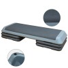 Unbranded 43'' Exercise Aerobic Step Platform Adjustable Fitness Stepper W/4