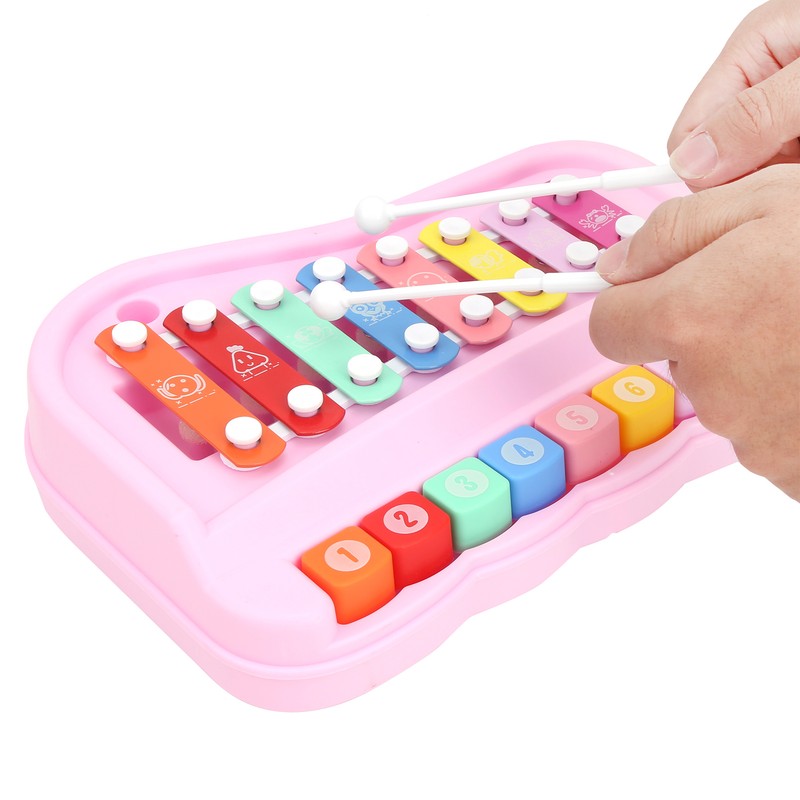 Baby Piano 8 Scale Children Xylophone Music Educational Learning Kids