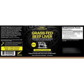 Frezzor Hígado De Res Nz 180 Cápsulas Sin Ogm