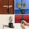 Combination Padlock, [2 Pack] Diyife 4 Digit Lock Combination, Padlock
