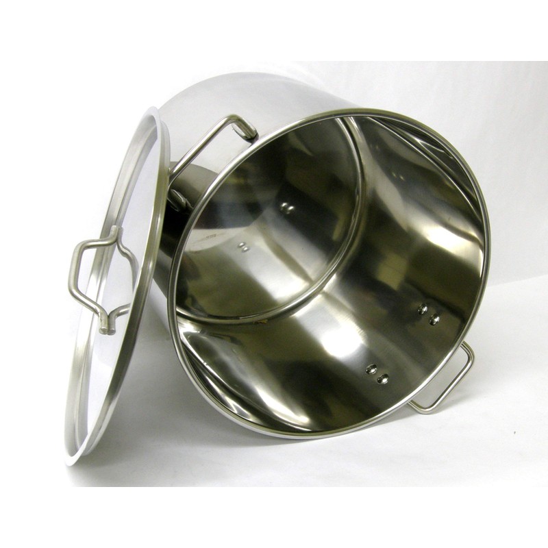 52 QT Quart 13 Gallon Stainless Steel Stock Tamale Steamer