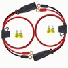 (2 packs) Compatible with NOCO GC008 X-Connect battery harness, M10