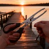 HUIKKJP Fish Grip, Stainless Steel, Multifunctional Tool, Long, Lightweight, Easy