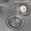 Kitchen Sink Basket Strainer Replacement for US Standard Drains (3.15