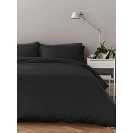 Anti-Allergy Anti-Bacterial Brushed Soft Touch Microfibre Duvet Cover & Pillowcase/s Bedding Bed Linen Set (Cream, Single)