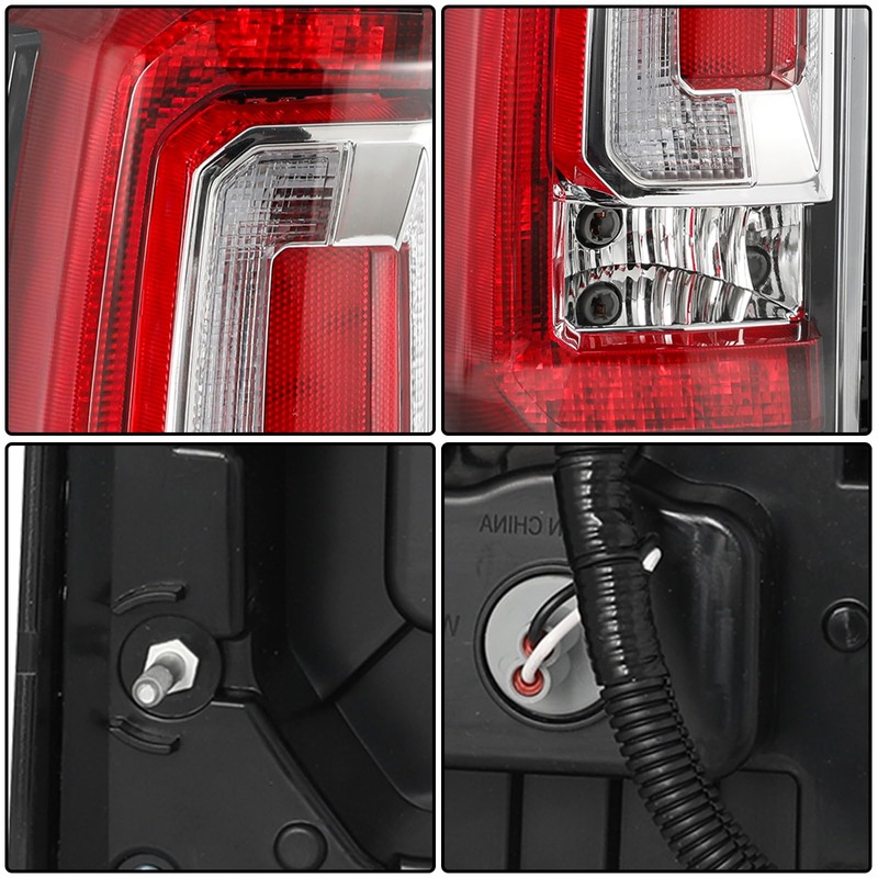Bingbingmotor BRYGHT LED Tail Light Assembly Fit for 2015 2016