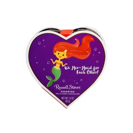 Russell Stove Assorted Chocolates Milk Dark Heart Chocolate 1.5 oz/43gm