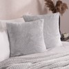 Brentfords Waffle Fleece Set of 4 x Cushion Covers 45