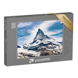 puzzleYOU: Puzzle 100 Piece "Matterhorn, Swiss Alps" - Mountains, Europe, Mountains & Valleys Puzzle Collection