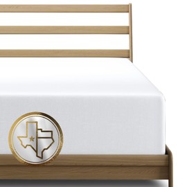 Texas Linen Co. Luxury Egyptian Cotton Queen Fitted Sheet Only - 1000-Thread-Count 16" Deep Pocket Queen Fitted Sheet, Soft, Cooling, Sateen Weave, Extra Long Staple Queen Size Fitted Sheet - White