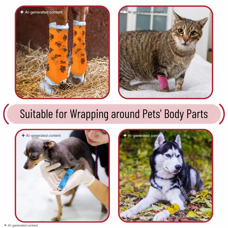 Mr. Pen- Self Adhesive Bandage Wrap, 2" x 5 Yards,