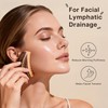 TINYLENS Lymphatic Contour Face Brush, V-Shape Lymphatic Drainage Brush for