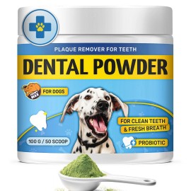 ChewyMax Probiotic Dog Dental Powder | Breath Freshener & Teeth Cleaning | 100g