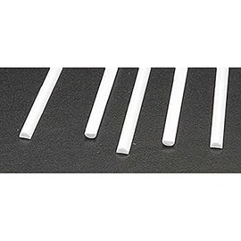 Plastruct MRH-125 Half-Round Rod.125 5 PLS90884 Plastic Building Supplies