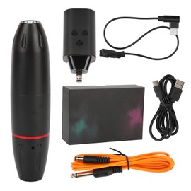 Tattoo Pen Machine Dual Mode Control Switch Tattoo Motor Pen Set Powerful DC Tattoo Machine Red