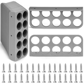 20Pack Cable Chase-Wire Bracket,Cable Support Wire Bracket Holder for NMB Electrical Cord Organized Management,Electrical Wire Dispenser with Screws,Labor Time Saving,1" with 10-Hole Design