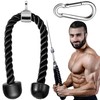 Retoo Nylon Triceps Rope Twisted Rope Pull Down Triceps Rope