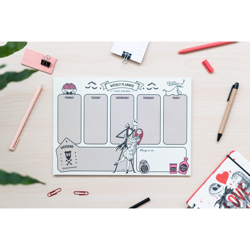 Grupo Erik Weekly Planner Pad A4 Calendar Planner The Nightmare