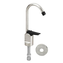 Westbrass D203-NL-20 6" Touch-Flo Style Pure Cold Water Dispenser Faucet, 1 Pack, Stainless Steel