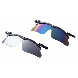 らくらく帽子掛け偏光レンズサングラス レインボーミラー