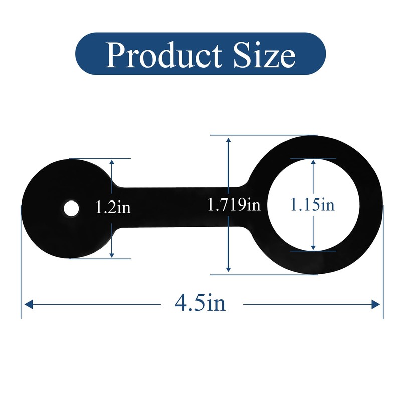 WFCYX 3 Pcs RV Shower Door Latch Strap, Fits Forest