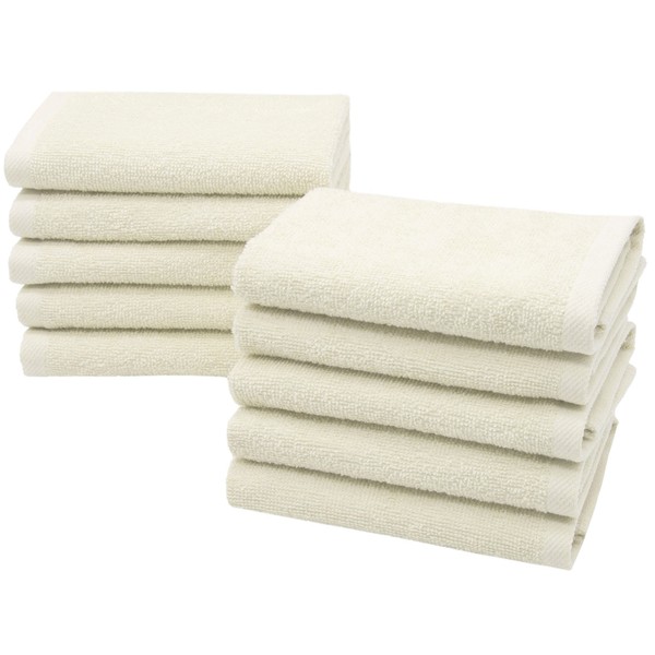 ZOLLNER Flannels, Set of 10, Soft and Absorbent, Washable up