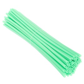 Gogogmee 144pcs Wheel Decoration Motorbike Spoke Skin Cycling Reflective Spoke Wheel Rim Cover Bike Spoke Skins Universal Motorcycle Spoke Covers Road Guard Wrap Colorful Protector Plastic