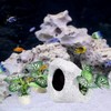 Vtapliea Fish Aquarium Decorations Cave Hide with Viewing Window for