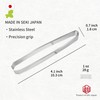 Seki Japan Fish Bone Tweezers, 4 inch Stainless Steel Debone