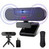 VIZOLINK V20 4K UHD Webcam with Microphone and Speaker, 4K/25FPS,