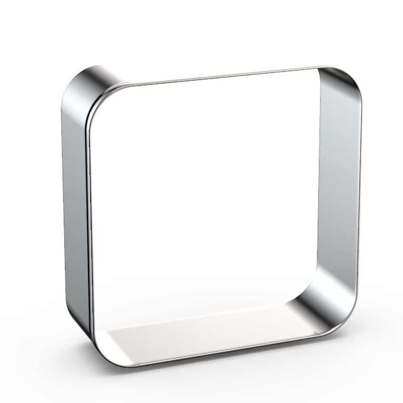 Rounded Square Cookie Cutter Set Large - 5 Inch, 4