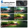 Solar Spot Lights Outdoor 5 Modes, 44LEDs Bright Landscape Spotlights