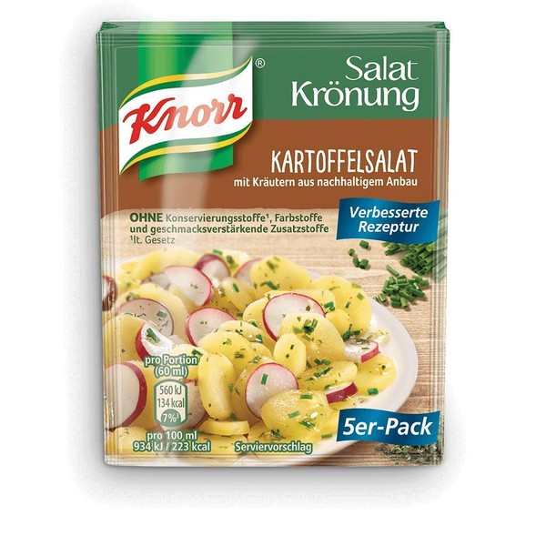 From Germany Knorr Seasoning Kronung Kartoffelsalat Potato Salad 5 pack