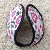 Patterned fancy earmuffs (heart) winter fur earmuffs / 패턴 팬시 귀마개(하트)겨울용 털귀마개