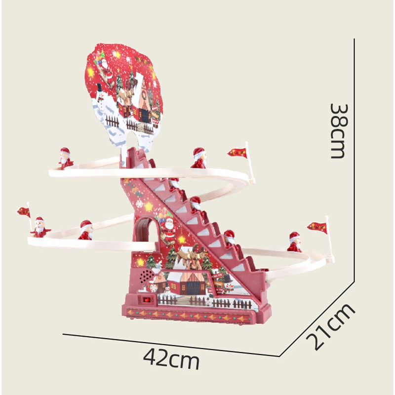 Electronic Christmas Track Slide Automatic Early Educational Christmas Sliding Roller