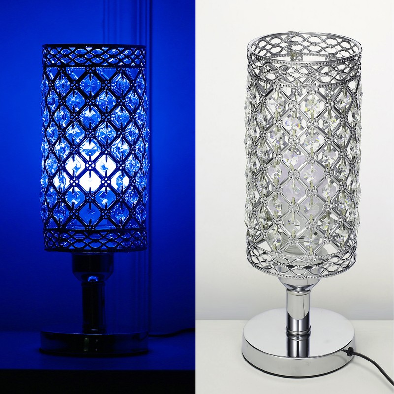TD001 Modern Crystal Lamps Modern Glam Table Lamp for Bedroom