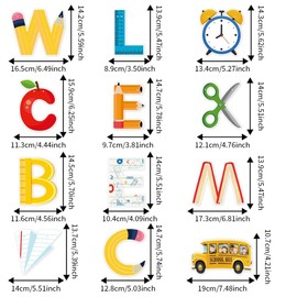 Welcome Back Banner,Back to School Banner 2PCS,First Day Of School Colorful Bunting Banner Flag Garland For Classroom Kindergarten Primary Middle High School College Home Office Decor