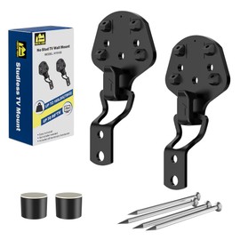 No Stud TV Wall Mount, FORFING MOUNT No Drill TV Mount Brackets, Drywall Studless TV Hanger Fits 26-90 Inch TVs, Holds up to 75KG, Max VESA 900 * 600mm, Easy Install with All Hardware Included