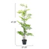 Creative Co-Op Faux Fern Tree in Plastic Pot, Green