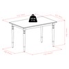 Winsome Ravenna Dining Table for 6 People, 47" Rectangular Kitchen
