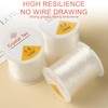 2 Roll 0.8mm Crystal String Stretch Line, Elastic Bracelet String,